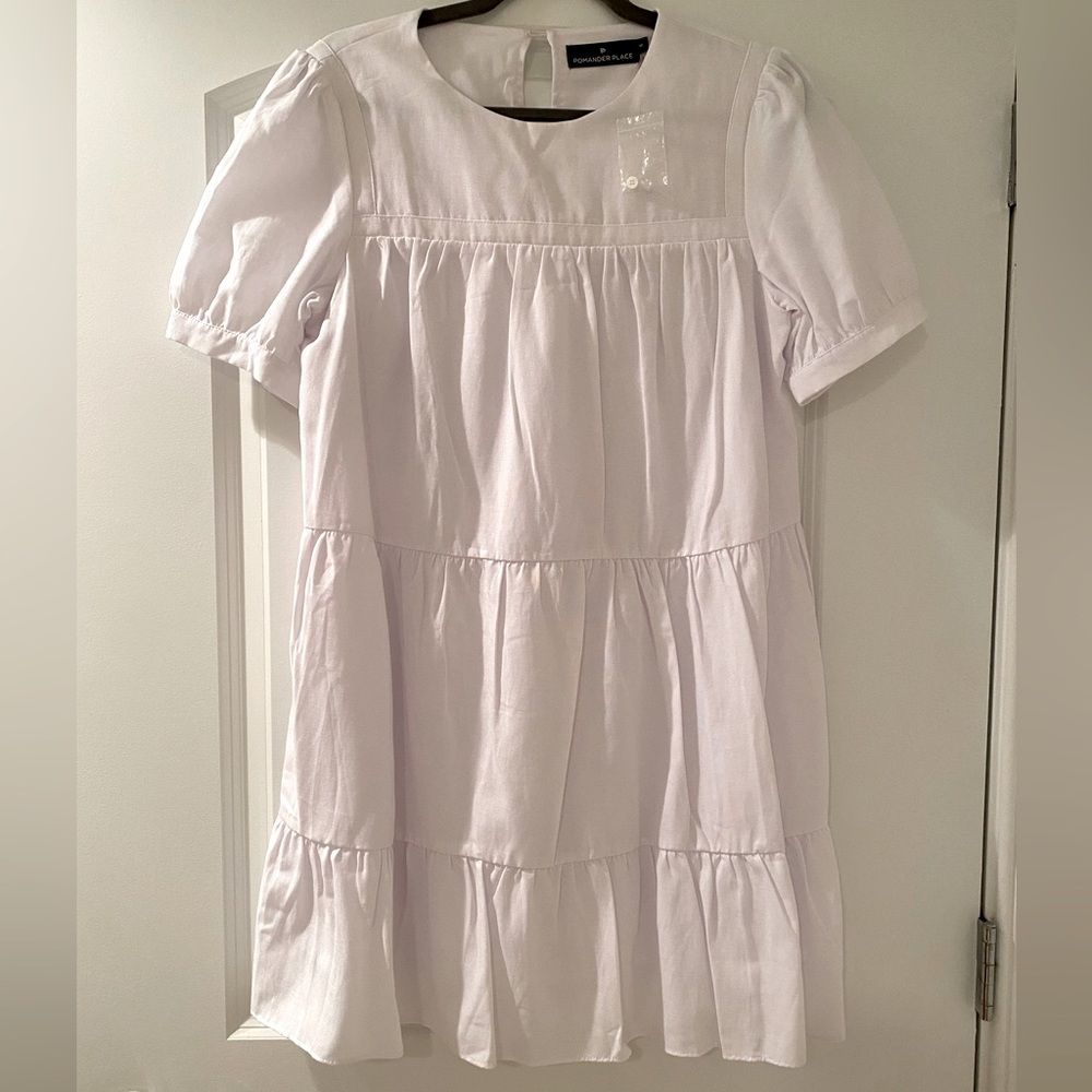 Pomander Place loose white dress